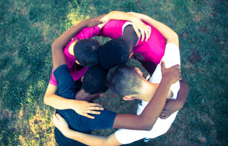 Youth Group Praying