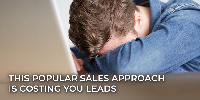 The hard sell approach is actually costing you leads. Here's how to build the relationship instead.