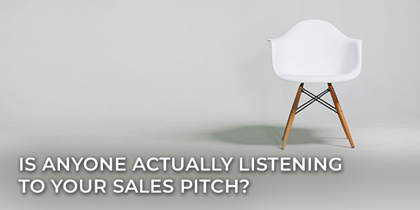 Four reasons why you should focus your marketing efforts to grow an audience. A white empty chair