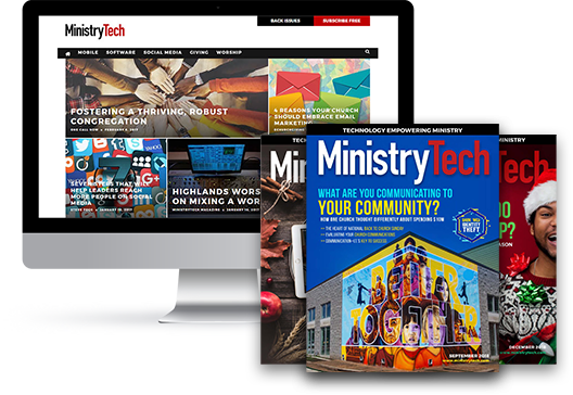 MinistryTech website and digital magazine